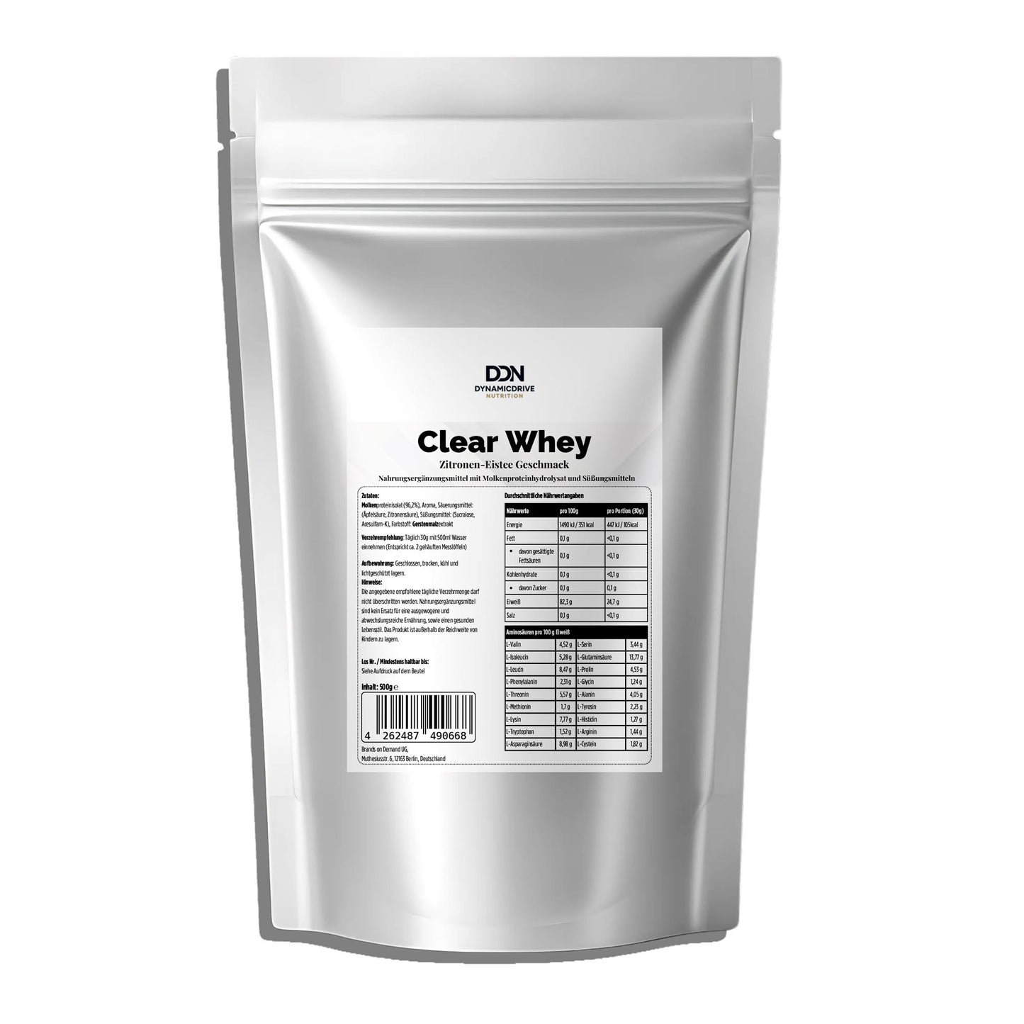 Clear Whey Protein Eistee Zitrone - 500g