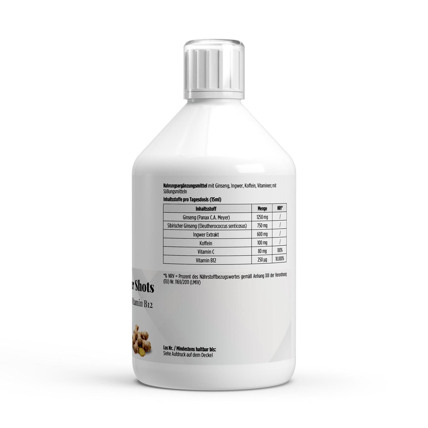 Ginseng Power Plus+ - 50 Shots - 500ml