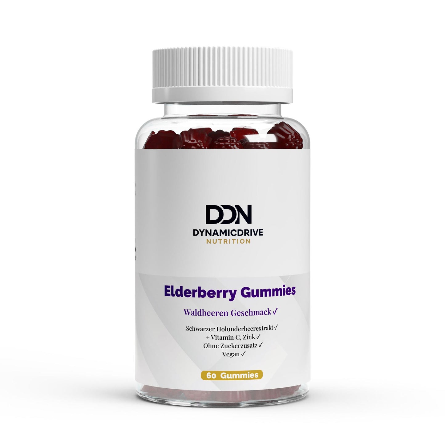 Elderberry + Vitamin C + Zink Gummies - 60 Stk.